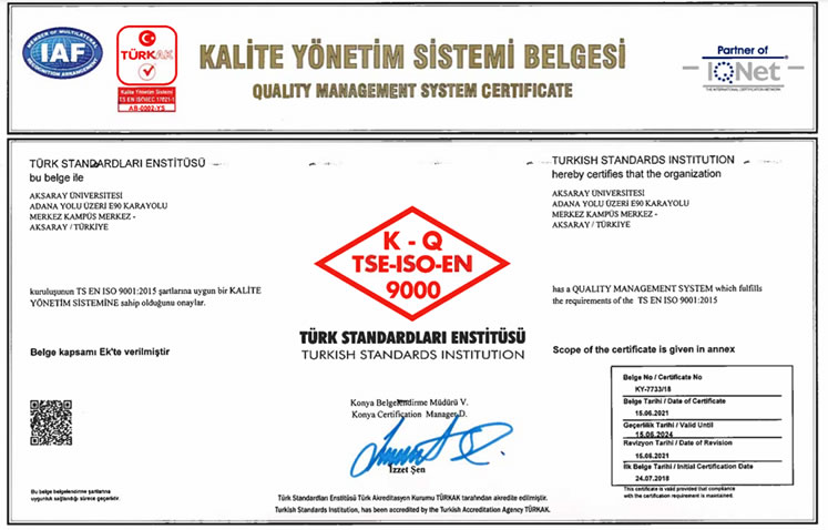 TSE-ISO-EN-9000