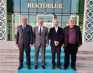 Yaşar, Palta ve Baykan’dan Prof. Arıbaş’a Tebrik Ziyareti