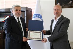 Şahin, Dekanlar ve Müdürlerle Vedalaştı