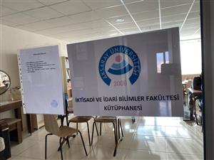 ASÜ İİBF Depremzedeler İçin Kütüphane Kurdu