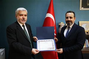 Şahin, Dekanlar ve Müdürlerle Vedalaştı