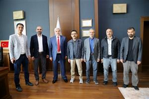 Cihannüma Derneği Yöneticileri Rektör Şahin’i Ziyaret Etti