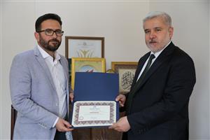 Şahin, Dekanlar ve Müdürlerle Vedalaştı