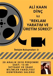 Ali Kaan Dinç İle Reklam Yaratımı ve Üretim Süreci