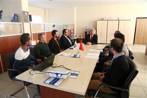 Rektör Şahin Dış İlişkiler Ofisi’ndeki Çalışmaları İnceledi 