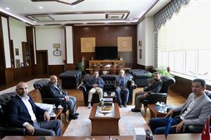Cihannüma Derneği Yöneticileri Rektör Şahin’i Ziyaret Etti