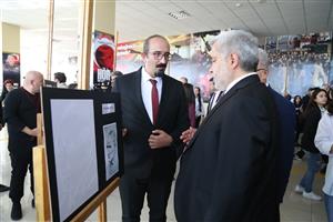 ASÜ’de Görme Engellilere Özel Kabartma Resim Sergi Açıldı
