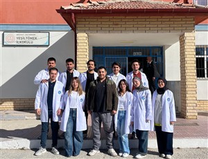 Köy okullarında ağız ve diş taraması gerçekleştirildi