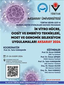 İn Vitro Hücre, Oosit ve Embriyo Teknikleri, MOET ve Genomik Seleksiyon Uygulamaları