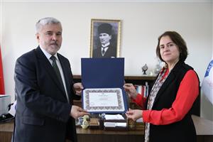Şahin, Dekanlar ve Müdürlerle Vedalaştı