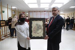 Sağlıkçılar Tezhip, Hat ve Ebru Sergisi Açtı