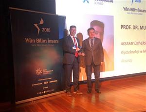 Prof. Murat Kaya, Yılın Genç Bilim İnsanı Ödülüne Layık Görüldü  