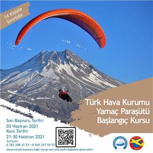 Türk Hava Kurumu Yamaç Paraşütü Başlangıç Kursu (P2) 