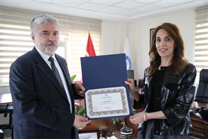 Şahin, Dekanlar ve Müdürlerle Vedalaştı