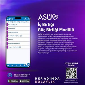 ASÜM Her Adımda Kolaylık Sağlıyor