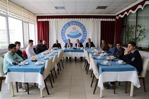 Uluslararası Mevlana Anadolu İHL Heyeti, Şahin’i Ziyaret Etti  