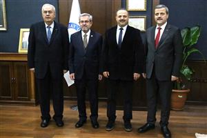 ODTÜ, Ankara ve Gazi Üniversitesi Rektörleri Arıbaş’ı Ziyaret Etti
