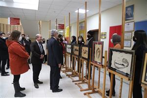 Sağlıkçılar Tezhip, Hat ve Ebru Sergisi Açtı