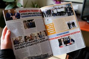 ASÜ’deki Çalışmalar, New Vizyon Anadolu Dergisi’nde