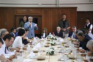 Meclis Başkanı İsmail Kahraman ASÜ’yü Ziyaret Etti