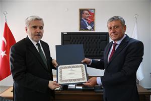 Şahin, Dekanlar ve Müdürlerle Vedalaştı