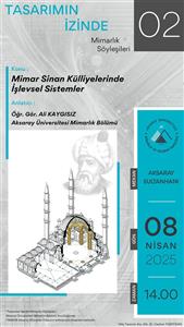 Mimar Sinan Külliyelerinde İşlevsel Sistemler Söyleşisi