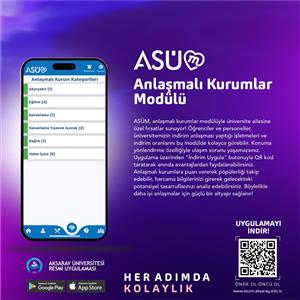 ASÜM Her Adımda Kolaylık Sağlıyor