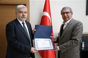Şahin, Dekanlar ve Müdürlerle Vedalaştı