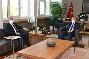 Şahin, Hacettepe Rektörü Güran’a Tebrik Ziyaretinde Bulundu