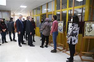 Sağlıkçılar Tezhip, Hat ve Ebru Sergisi Açtı