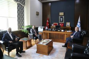 Ali Rıza Alaboyun ve Ahmet Yaşar Rektör Arıbaş’ı Ziyaret Etti