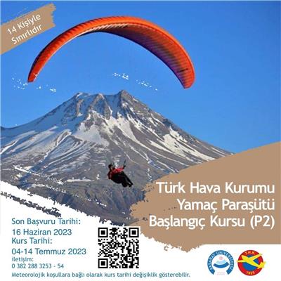Türk Hava Kurumu Yamaç Paraşütü Başlangıç Kursu P2